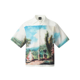 A Chock Shirts Unisex White Moderate