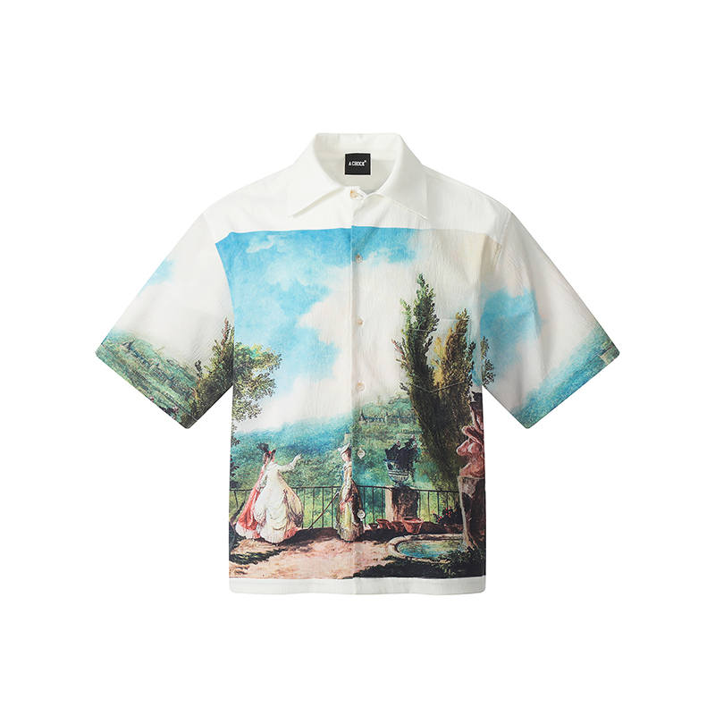 A Chock A Chock Shirts Unisex White Moderate