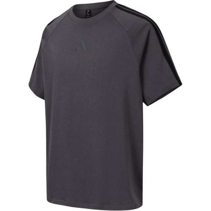 Adidas Adidas T Shirts Men's Black Crew Neck Moderate Straight Fit