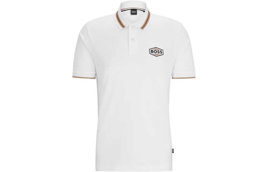 HUGO BOSS Polo Shirt Men's White