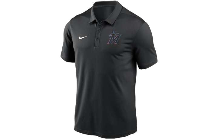 Nike Nike Polo Shirts Men's Black Polo Collar Moderate Straight Fit