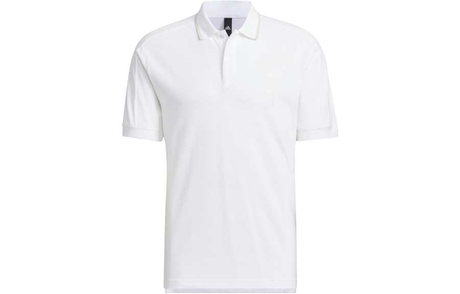Adidas Adidas Wuji Series Polo Shirts Men's White Polo Collar Moderate Straight Fit