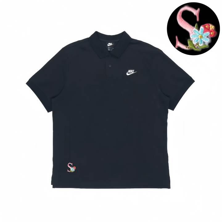 Nike Nike Polo Shirts Unisex Black Polo Collar Moderate