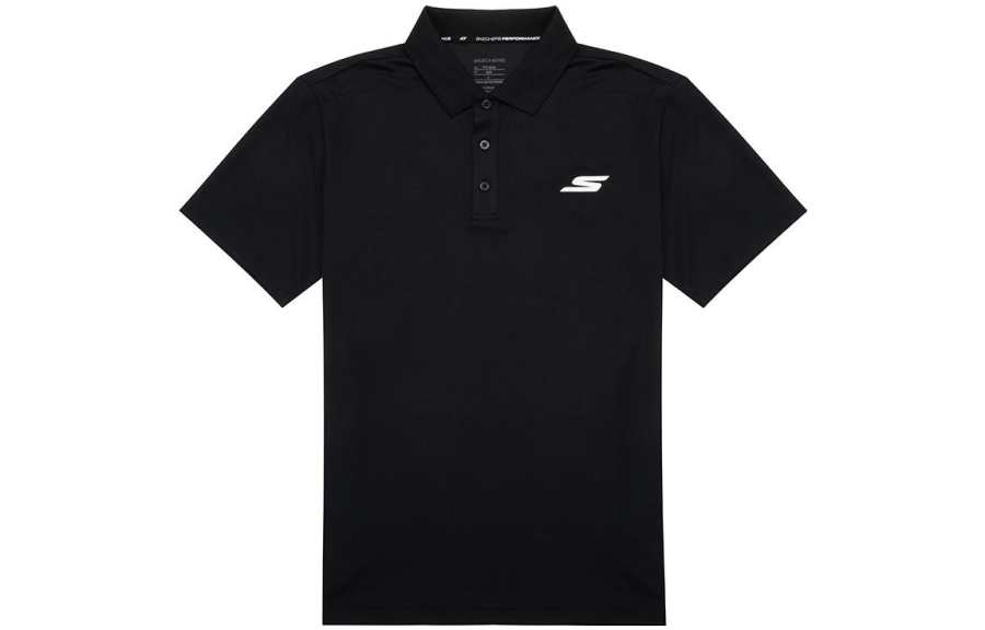 Skechers Polo Shirt Men's Black