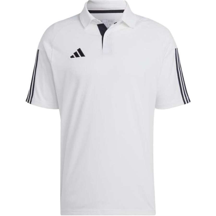 Adidas Adidas Polo Shirts Men's White Polo Collar Moderate Straight Fit