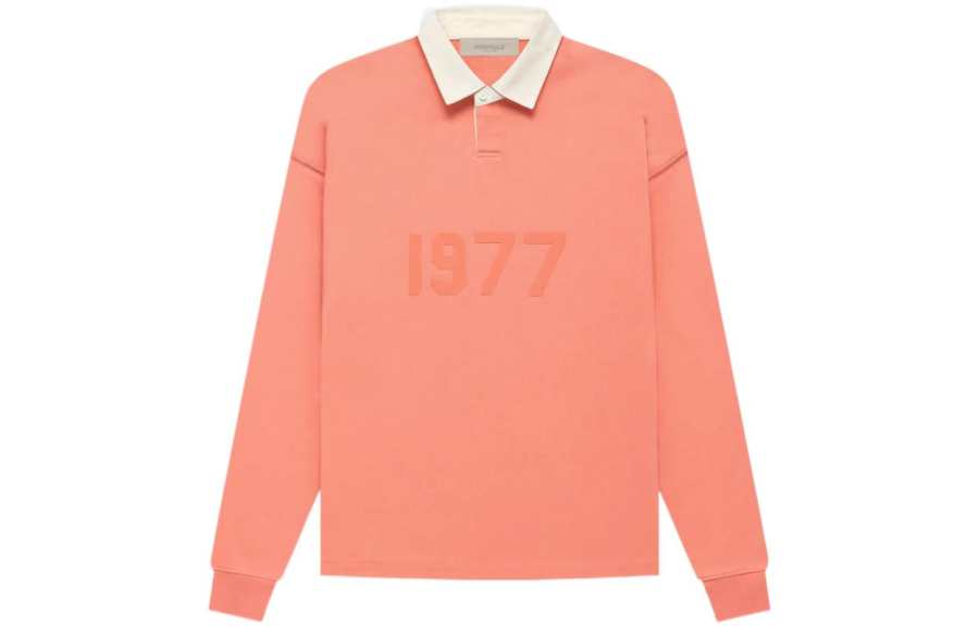 Fear Of God Essentials FW22 Polo Shirt Unisex Coral Red