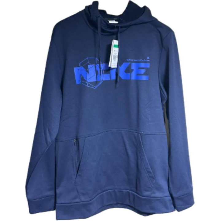 Nike Nike Sweatshirts Men's Blue Hooded Moderate Regular
