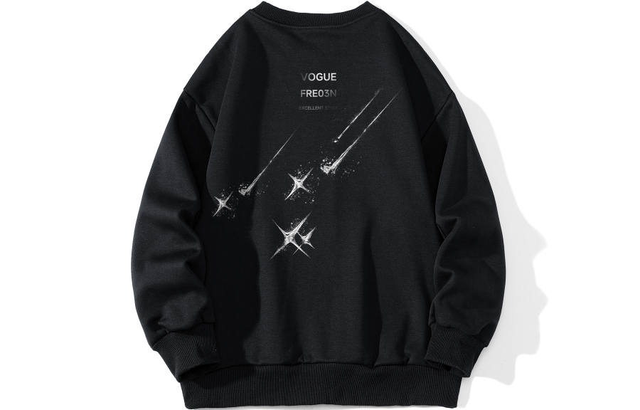 FREO3N Sweatshirts Unisex Crew Neck Moderate Regular