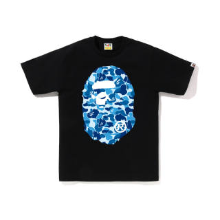 A BATHING APE Bape Abc Camo Big Ape Head Tee