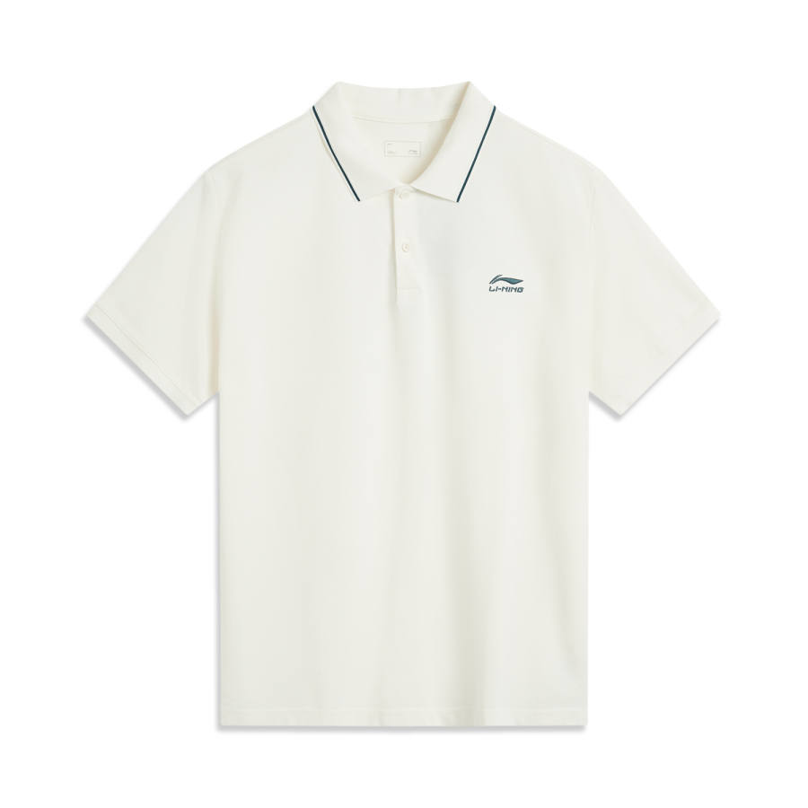 Li-Ning Li Ning Polo Shirt Unisex Ivory