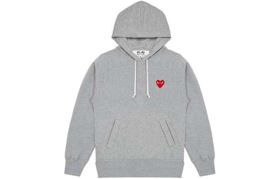 CDG Play CDG Play Sweatshirt Unisex Top Gray