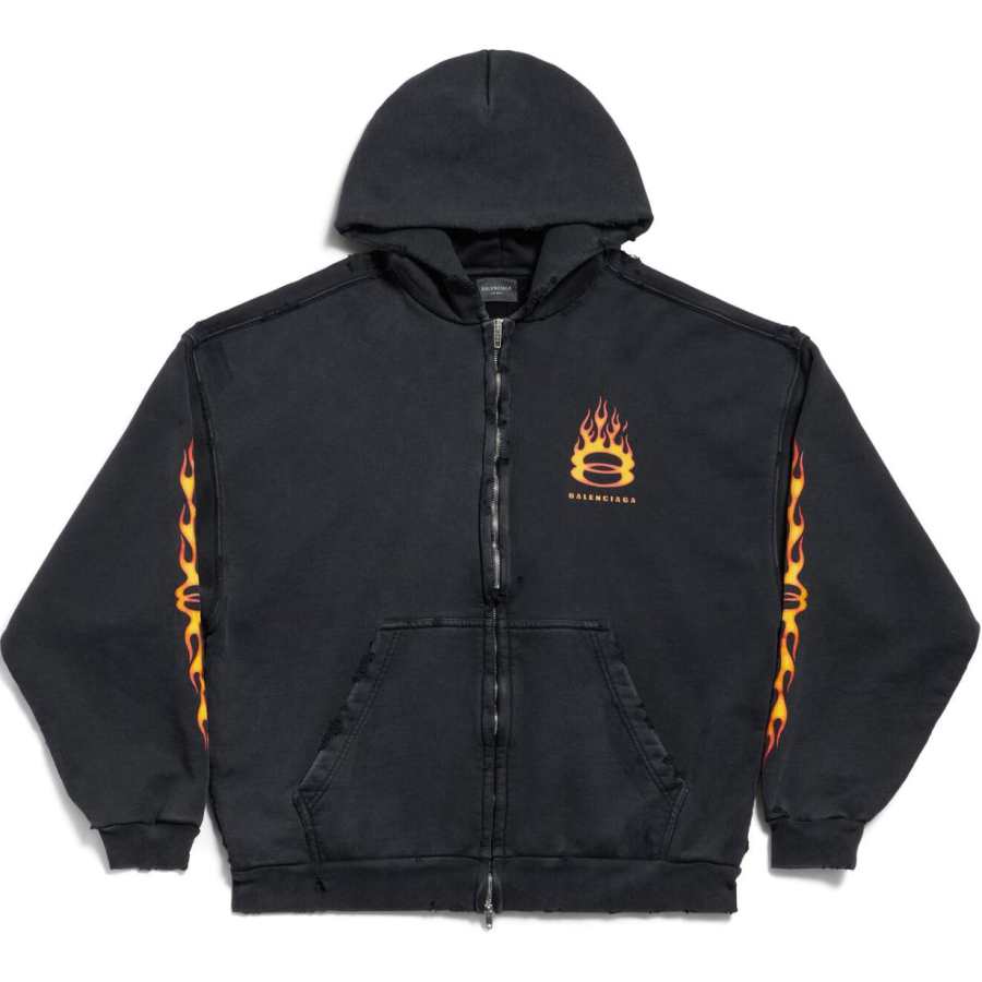 Balenciaga Zip Up Hoodie