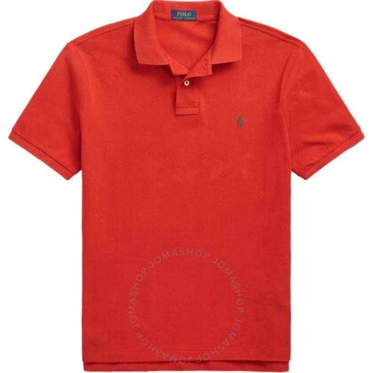 Polo Ralph Lauren Polo Shirt Custom Slim Fit Men's Orange