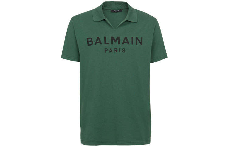 BALMAIN BALMAIN SS22 Polo Shirt Men's Green