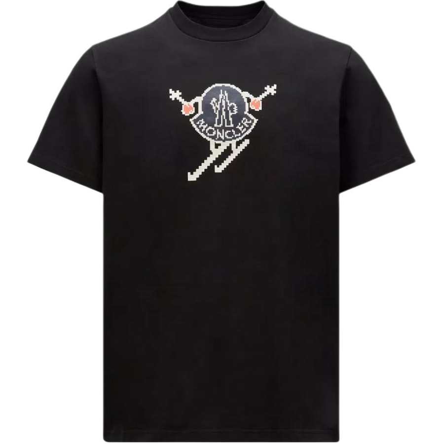 Moncler Logo Printed Crewneck T-Shirt
