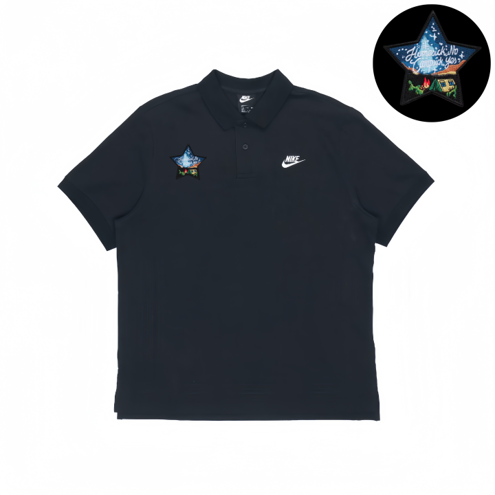 Nike Nike Polo Shirts Unisex Black Polo Collar Moderate