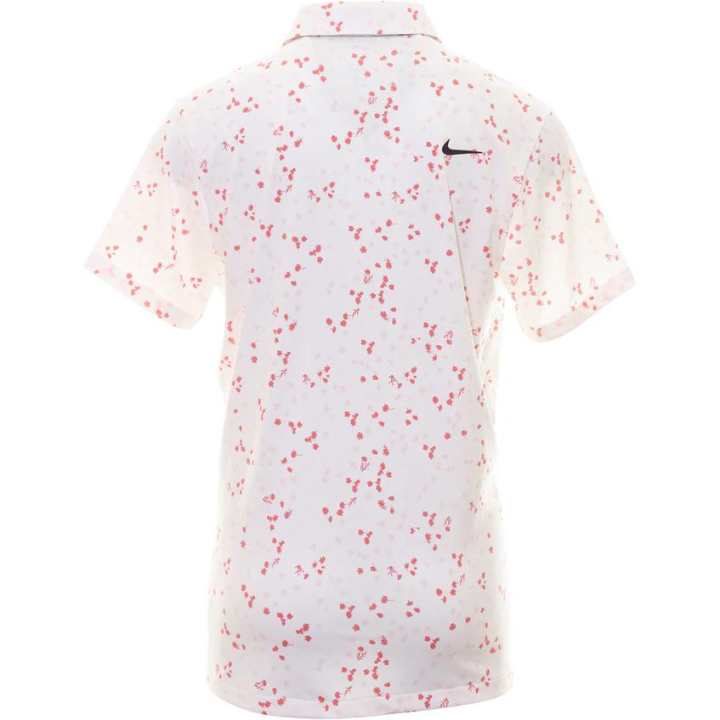 Nike Nike Polo Shirts Men's White Polo Collar Moderate Straight Fit