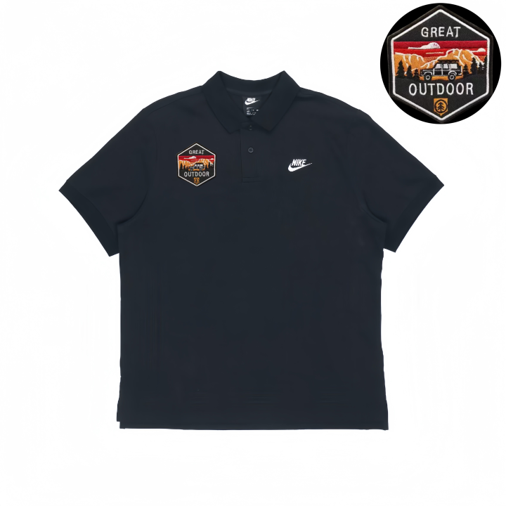 Nike Nike Polo Shirts Unisex Black Polo Collar Moderate