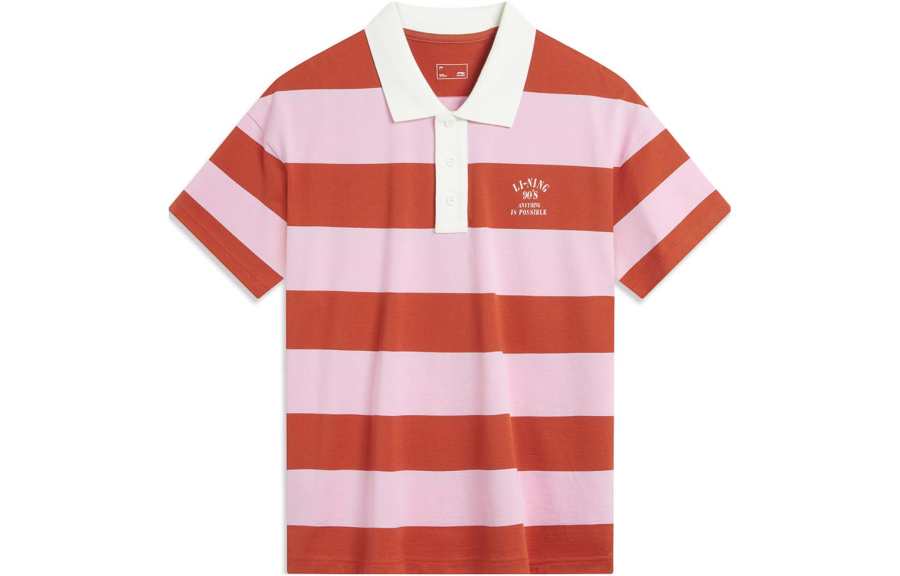 Li-Ning Li Ning Weekend Youth Polo Shirt Unisex Sunshine Dirty Orange