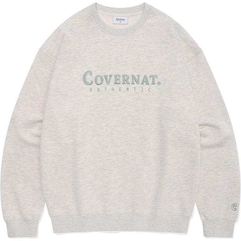 COVERNAT Sweatshirts Unisex Oat Crew Neck Moderate