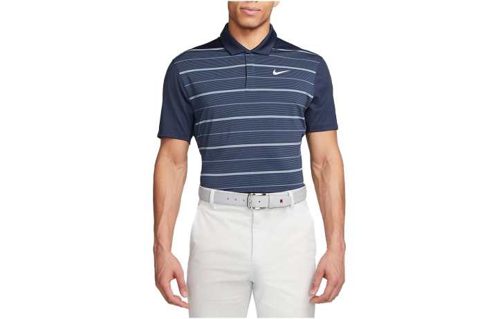 Nike Nike Polo Shirts Men's Marine Blue Polo Collar Moderate Straight Fit