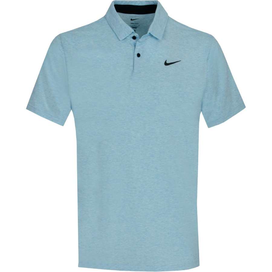 Nike Nike Polo Shirts Men's Blue Polo Collar Moderate Straight Fit