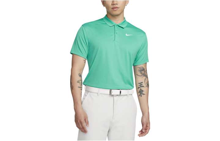 Nike Nike Polo Shirts Men's Jadeite Color Polo Collar Moderate Straight Fit