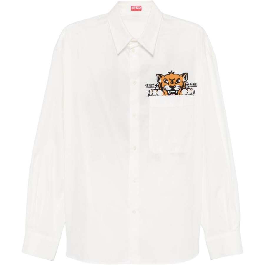 KENZO Kenzo Happy Tiger Button-Up Shirt