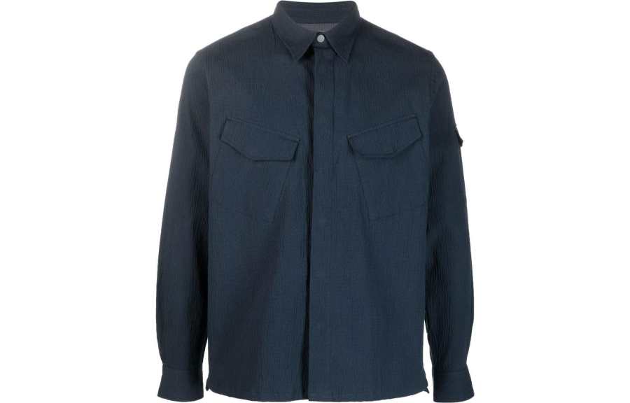 Paul Smith Paul Smith Shirts Men's Blue Square Collar Moderate Other