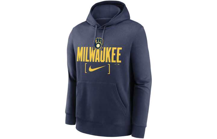 Nike Nike Milwaukee Brewers Club Slack Men's Nike Mlb Pullover Hoodie