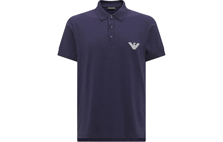 EMPORIO ARMANI SS23 Polo Shirt Men's Blue