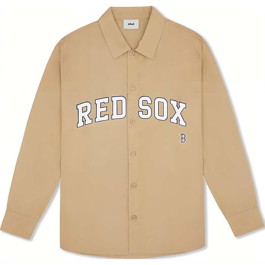 MLB MLB SS24 Shirt Unisex Beige Yellow