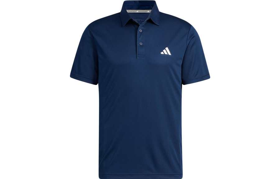 Adidas Adidas Polo Shirts Men's Blue Polo Collar Moderate Straight Fit