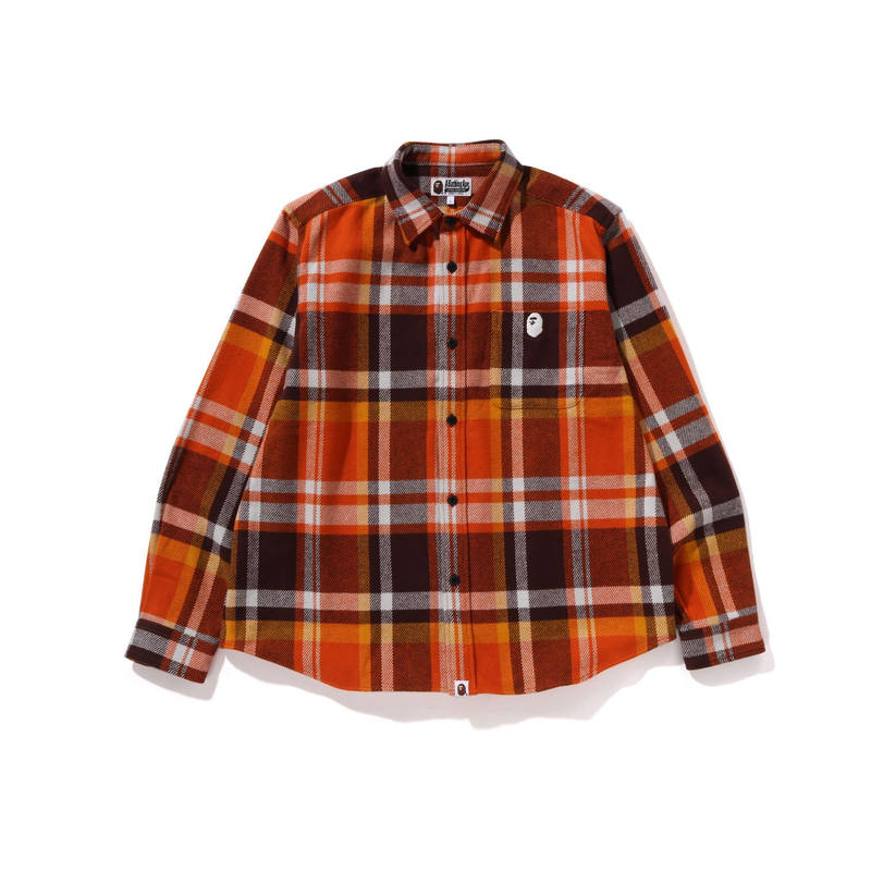 A BATHING APE A Bathing Ape checked shirt