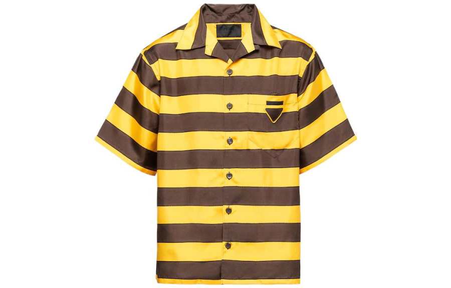 PRADA Prada 2020s striped silk shirt