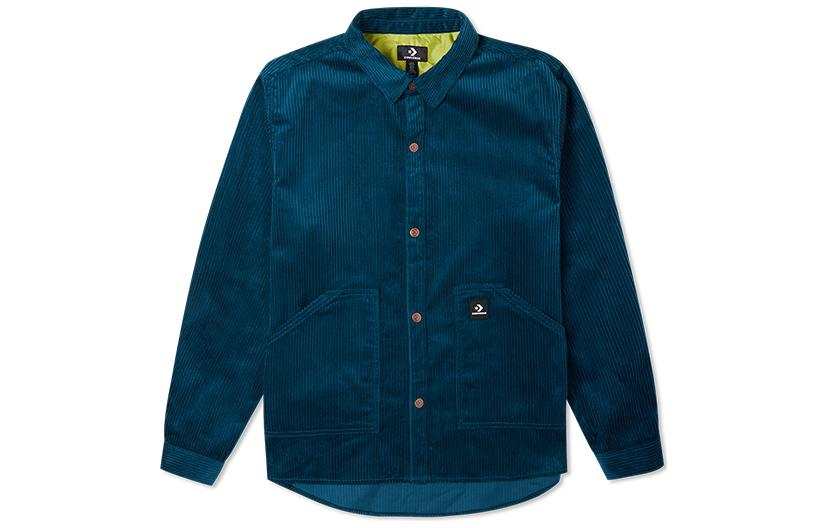 Converse Converse Shirts Men's Blue Lapel Moderate Workwear