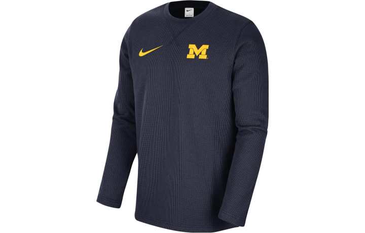 Nike Nike Sweatshirts Men's Marine Blue Crew Neck Moderate Regular