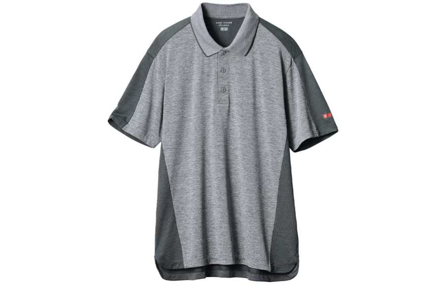 UNIQLO Jw Anderson Co Branded Series Polo Shirt Men's Gray