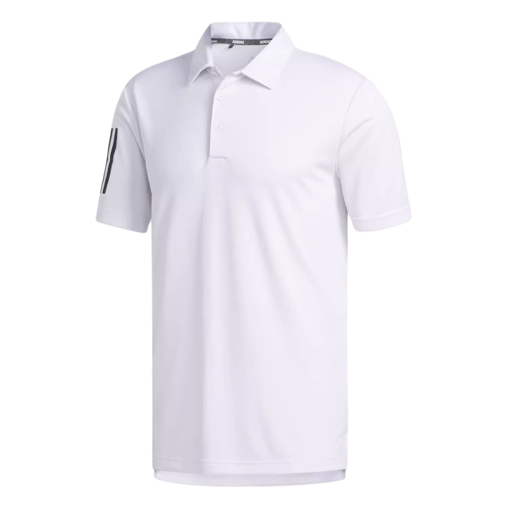 Adidas Adidas Polo Shirts Men's White Polo Collar Moderate Straight Fit