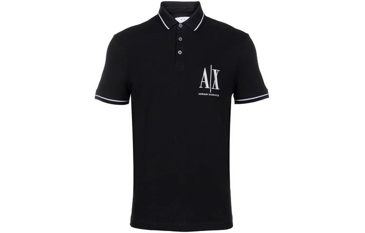 ARMANI EXCHANGE ARMANI EXCHANGEAE Polo Shirt Men's Black