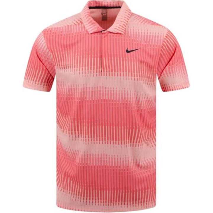 Nike Nike Polo Shirts Men's Bleached Coral Polo Collar Moderate Straight Fit