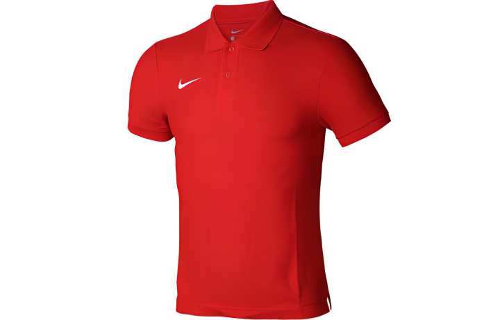 Nike Nike Polo Shirts Men's Red Polo Collar Moderate Straight Fit