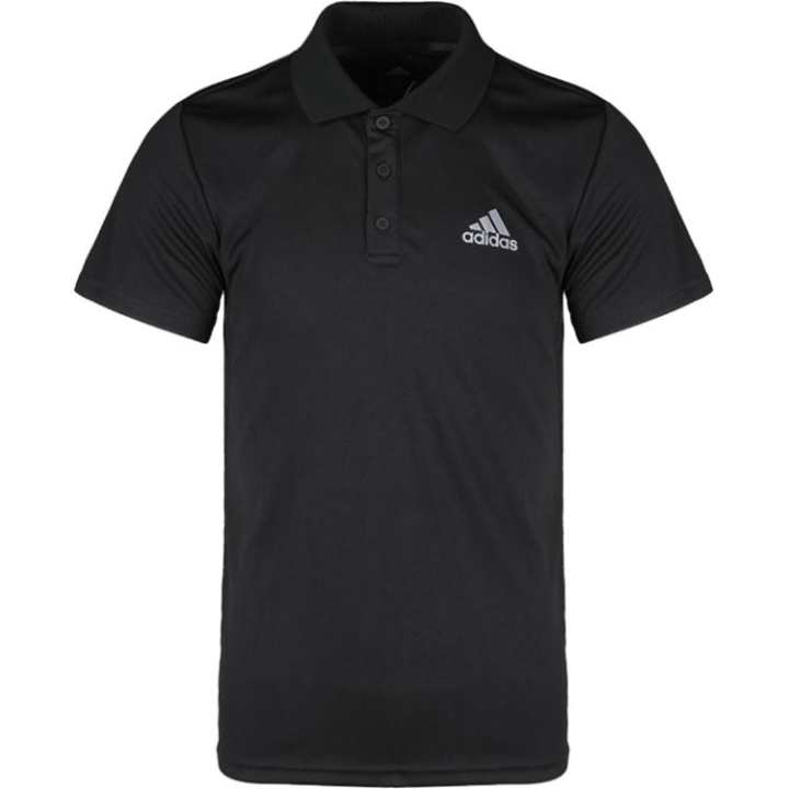 Adidas Adidas Polo Shirts Men's Black Polo Collar Moderate