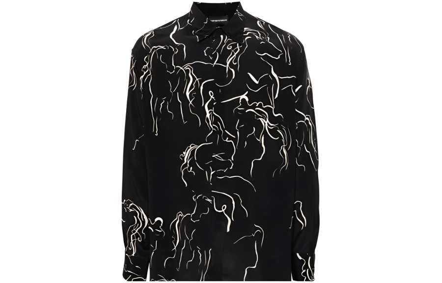 EMPORIO ARMANI Shirt Men's Black