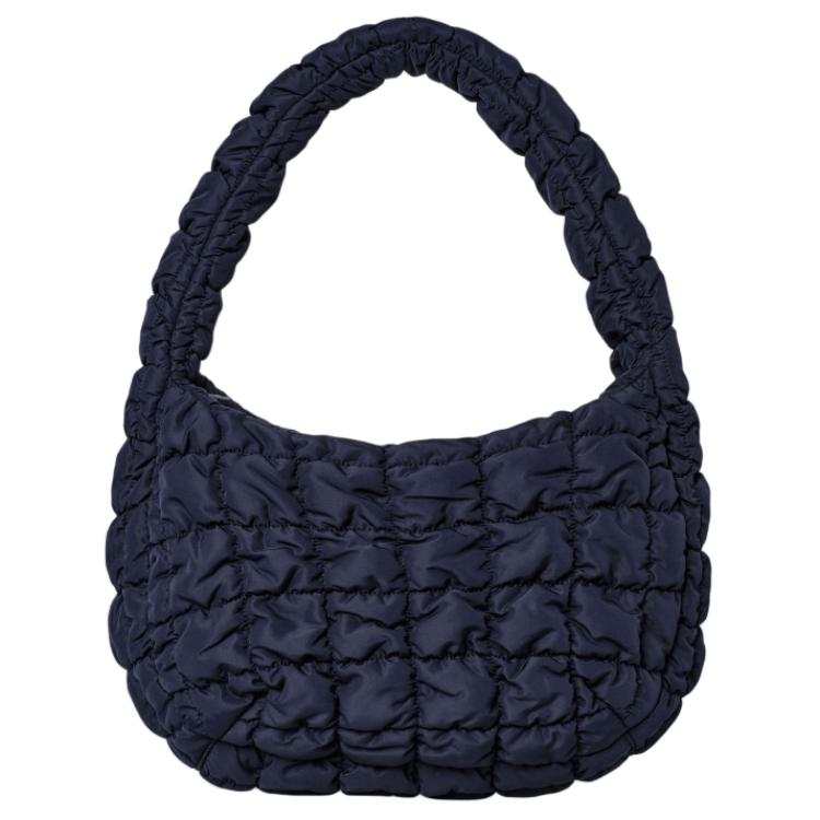 COS COS Polyester One Shoulder Handbag Mini Women's Navy Blue