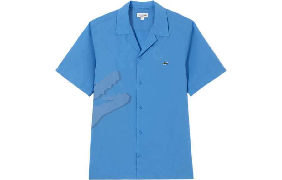LACOSTE LACOSTE Shirts Men's Blue Moderate Shirt