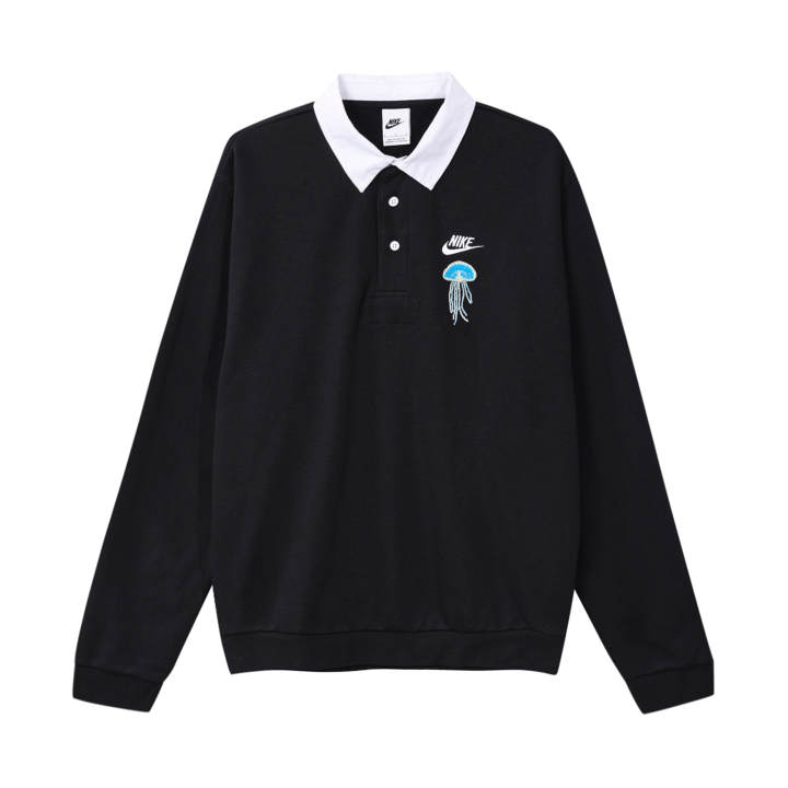 Nike Nike Club GGMZ Polo Shirt Unisex Black White Blue