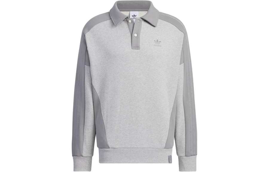 Adidas Originals Wing Chun Series Spring Collection Toc Crew Sweatshirt Unisex Medium Heather Gray
