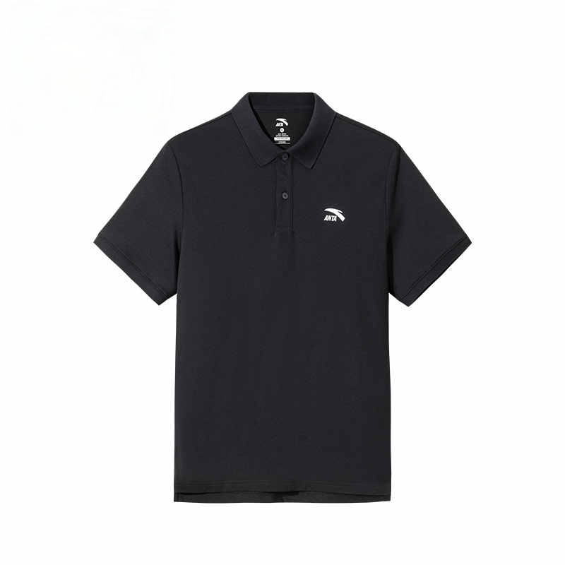ANTA Anta Life Collection Polo Shirt Men's Basic Black
