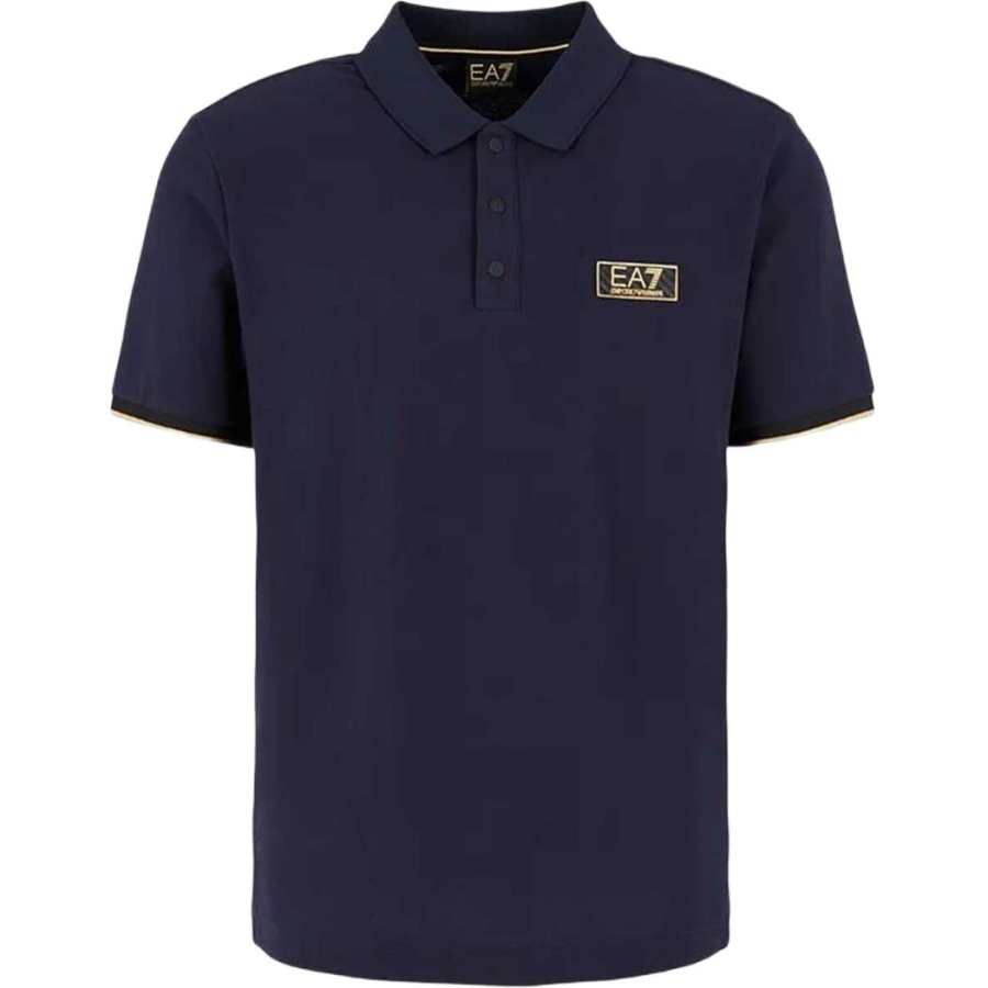EMPORIO ARMANI EA7 Polo Shirt Men's Blue